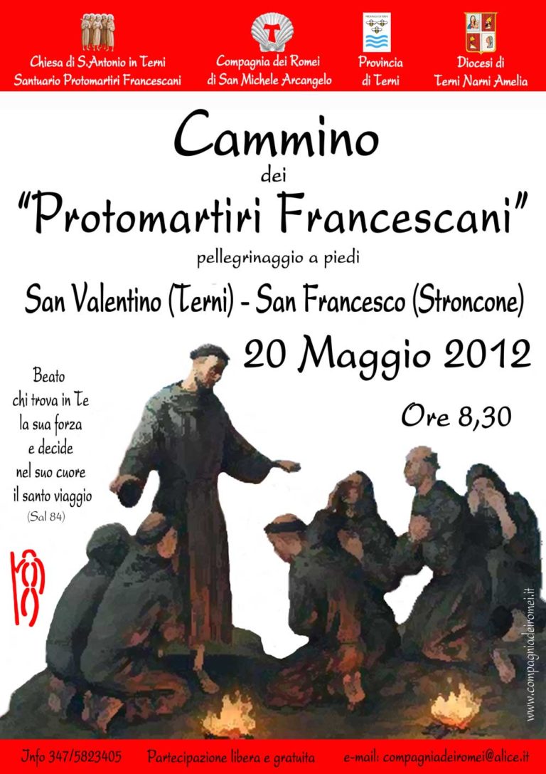 2012 Cammino Protomartiri Francescani