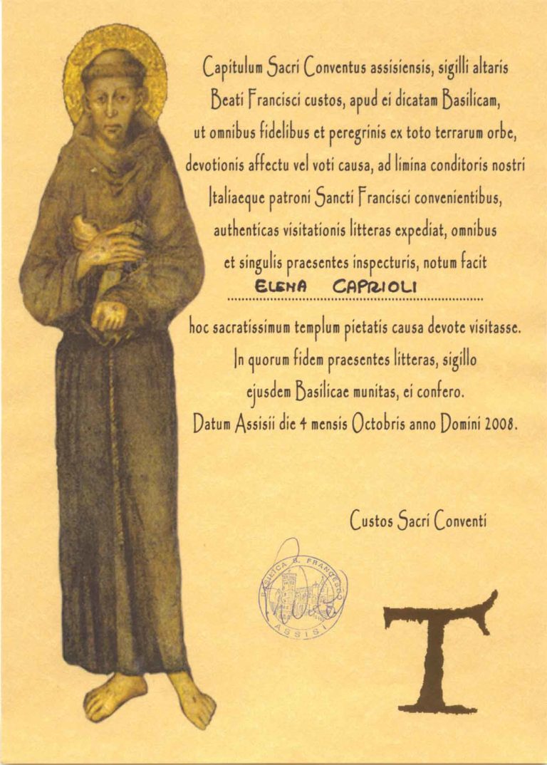 Testimonium 2008 Cammino dell'Amore